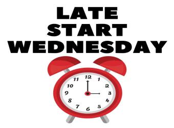 Late Start Day- May 7th
